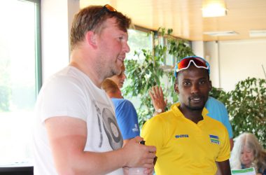 MTB-Weekend in Eupen (5.6.): Christophe Ramjoie und Nathan Byukusenge aus Ruanda