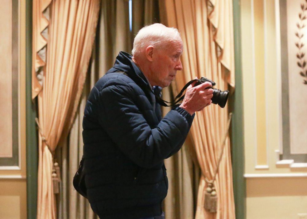 Bill Cunningham bei der Arbeit (11. April 2016)