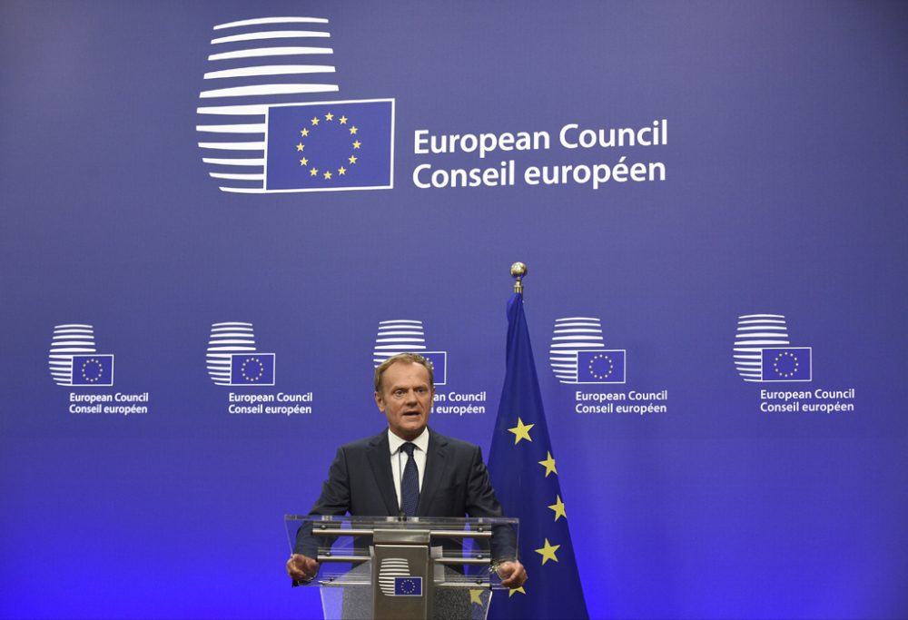 EU-Gipfelchef Donald Tusk am 24.6.2016 in Brüssel