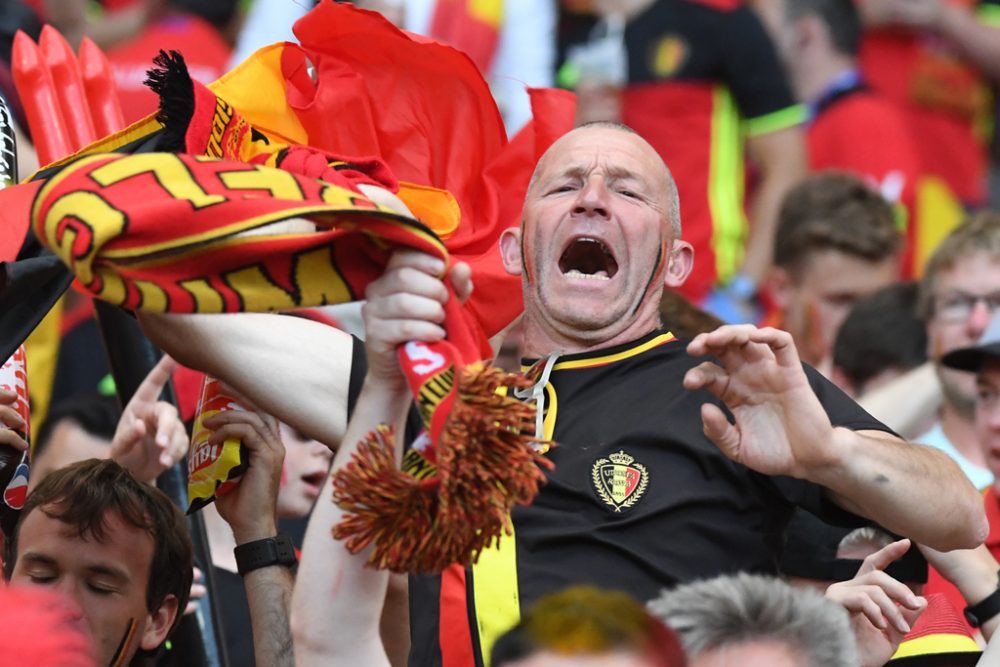 Ob im Stadion in Toulouse oder in Belgien: Die Fans der Rotern Teufel freuen sich!