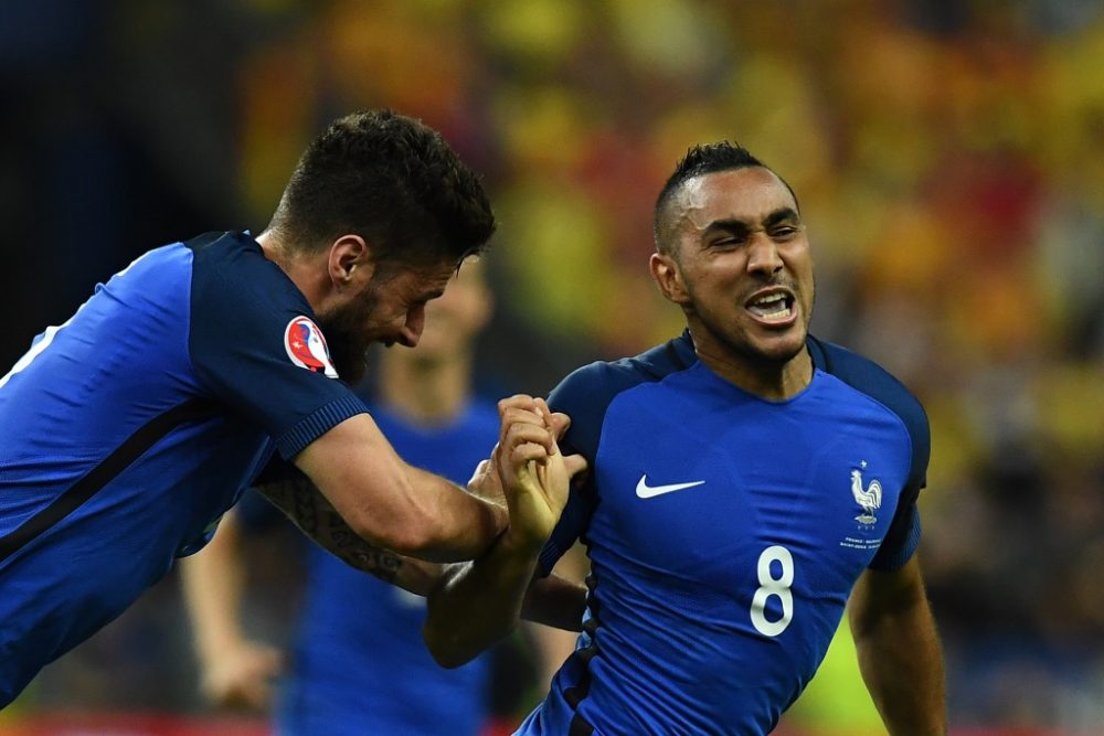 Torschützen Olivier Giroud und Dimitri Payet