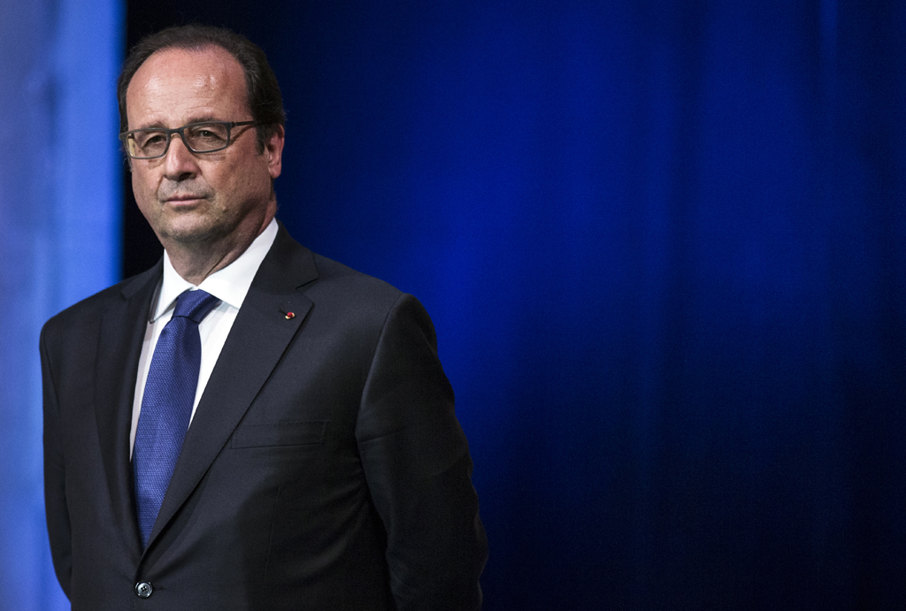 Frankreichs Staatschef François Hollande (10.6.)