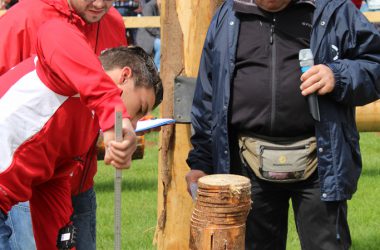 Erste Holzfällermeisterschaft in Emmels