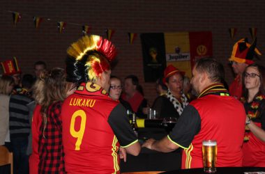 EM 2016 Belgien-Irland: Public Viewing in Kelmis