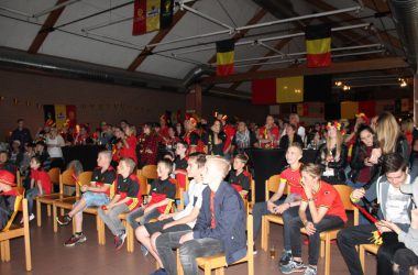 EM 2016 Belgien-Irland: Public Viewing in Kelmis