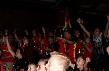 EM 2016 Belgien-Irland: Public Viewing in Kelmis