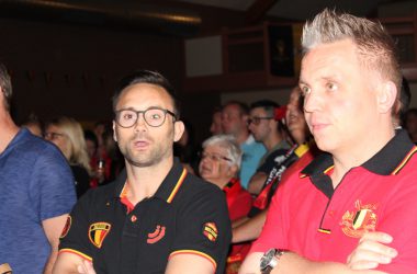 EM 2016 Belgien-Irland: Public Viewing in Kelmis