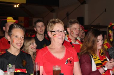 EM 2016 Belgien-Irland: Public Viewing in Kelmis