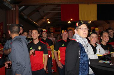 EM 2016 Belgien-Irland: Public Viewing in Kelmis