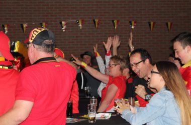 EM 2016 Belgien-Irland: Public Viewing in Kelmis