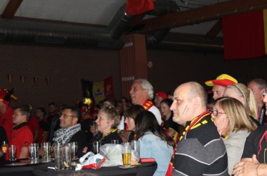 EM 2016 Belgien-Irland: Public Viewing in Kelmis