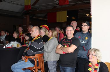 EM 2016 Belgien-Irland: Public Viewing in Kelmis