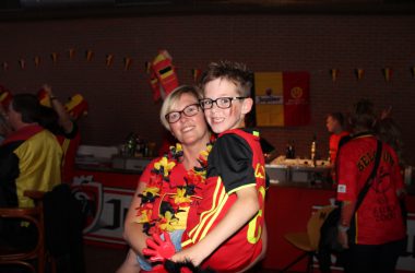 EM 2016 Belgien-Irland: Public Viewing in Kelmis