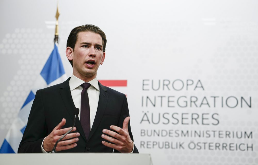 Der österreichische Außenminister Sebastian Kurz (11.5.2016)