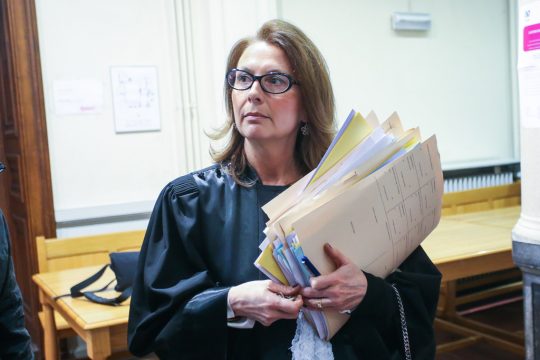 Manuela Cadelli, Präsidentin des Gewerkschaftsverbandes der Magistrate, am 14.1.2015