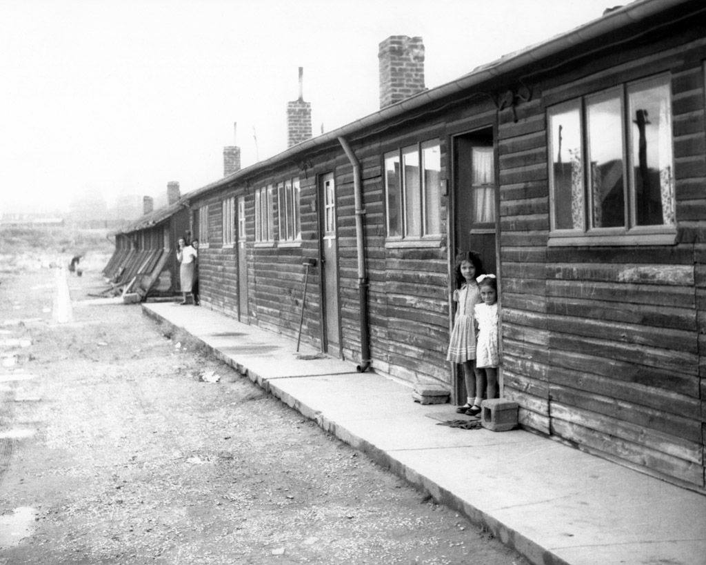 Unterkünfte der Minenarbeiter in Marcinelle (Bild aus dem Jahre 1956)