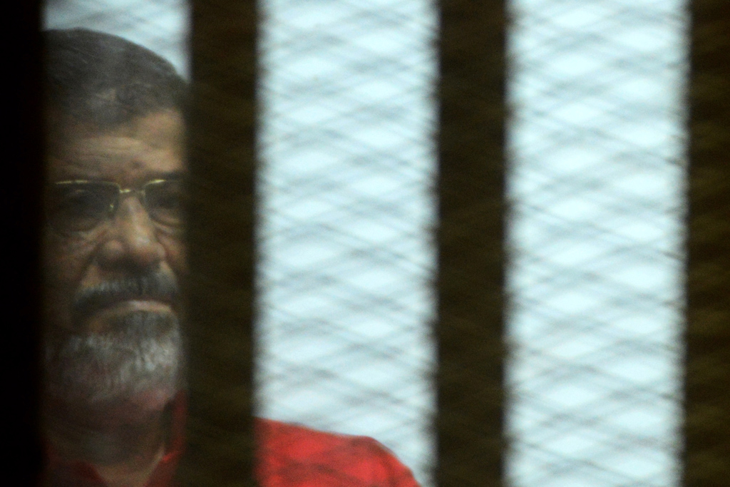 Ägyptens Ex-Staatschef Mohammed Mursi (18.6.2016)