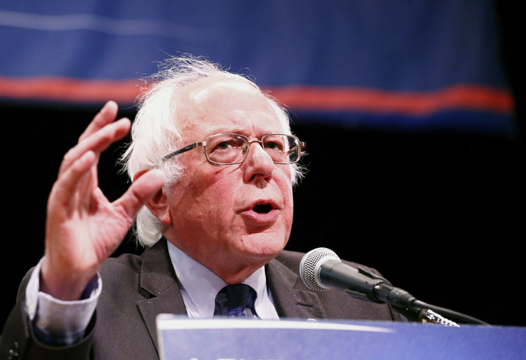 Bernie Sanders bei einer Wahlkampfveranstaltung in New York (23.6.)