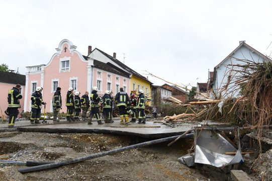 Ein Bild der Verwüstung: Simbach am Inn (3.6.)