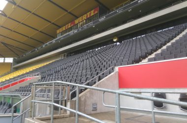 46 Millionen Euro hat der Bau des neuen Fußballstadions gekostet