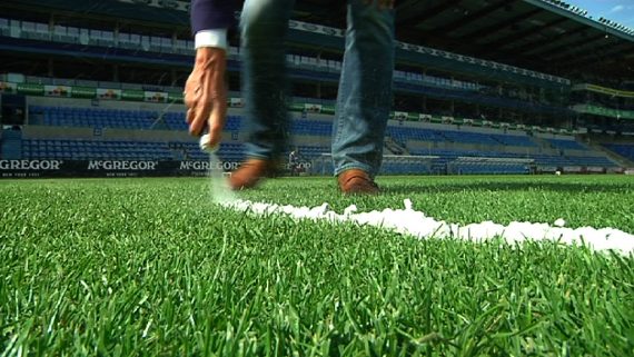 Freistoßspray aus Tessenderlo bei der EM