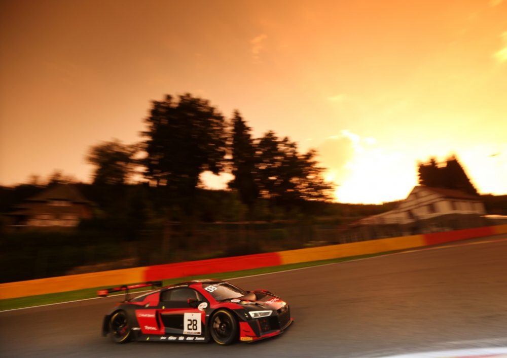 Erbt die Pole Position: der Audi R8 LMS #28 (Audi Sport Team WRT) von Laurens Vanthoor/René Rast/Nico Müller