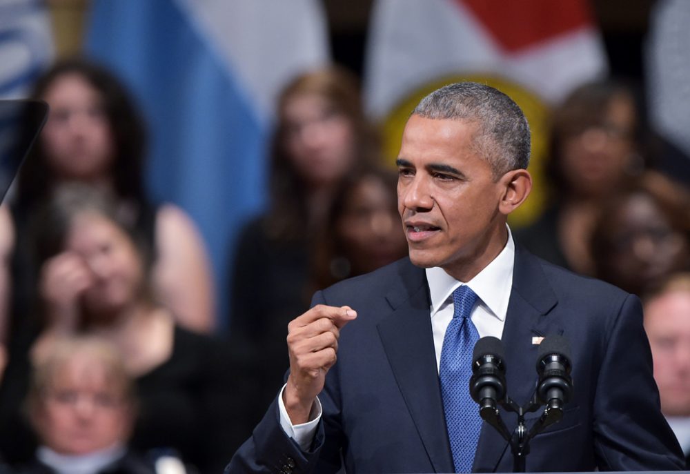 US-Präsident Barack Obama am 12.7.2016 in Dallas