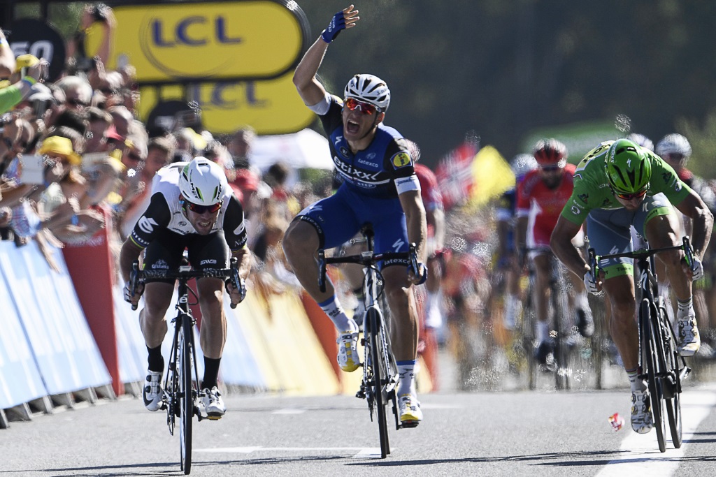 Marcel Kittel fühlte sich zu Unrecht von Sieger Cavendish beim Sprint behindert