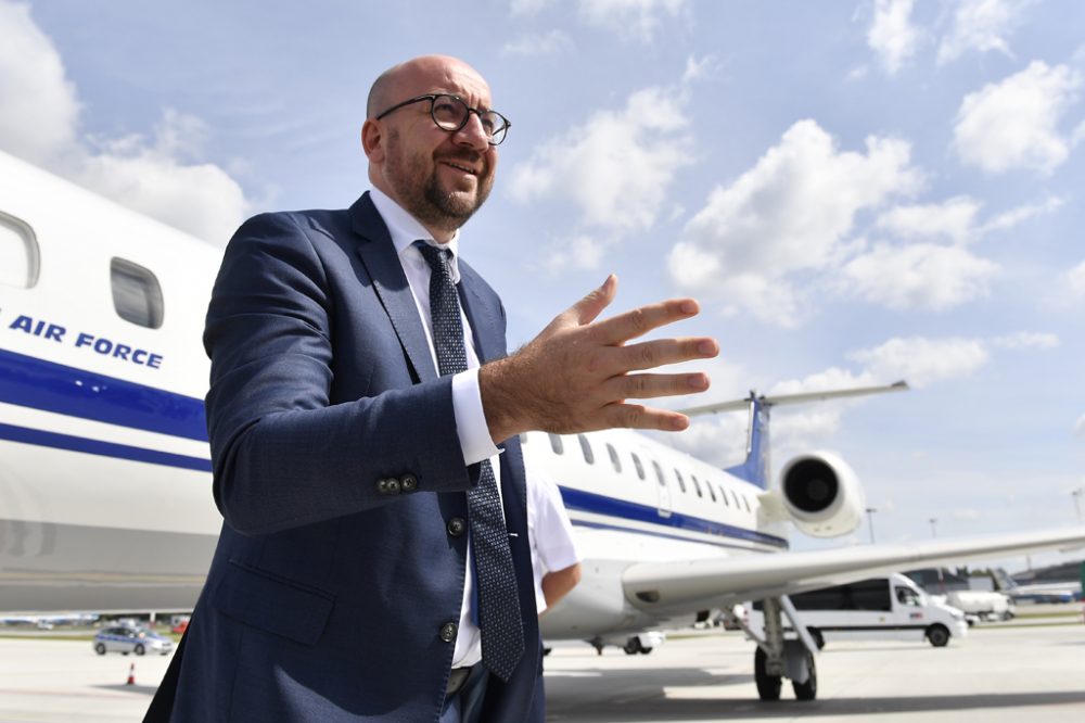 Premierminister Charles Michel am 8.7.2016 in Warschau