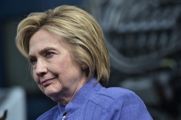 Präsidentschaftskandidatin Hillary Clinton am 15. Juni in Virginia
