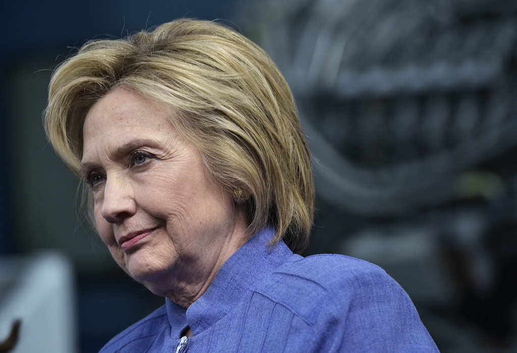 Präsidentschaftskandidatin Hillary Clinton am 15. Juni in Virginia