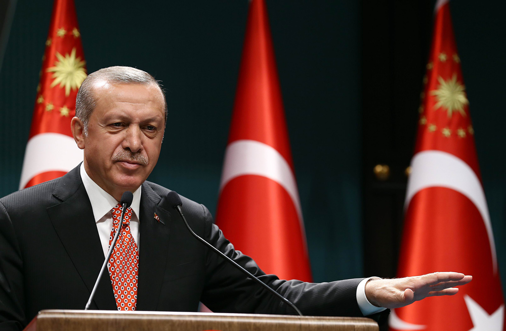 Der türkische Staatschef Recep Tayyip Erdogan (24.7.)