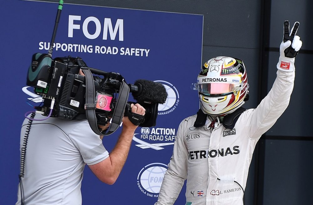 Lewis Hamilton am 9.7.2016 in Silverstone