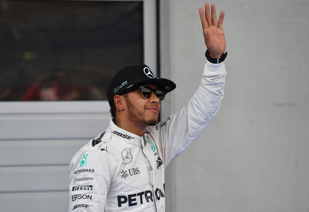 Formel-1-Weltmeister Lewis Hamilton am 2.7.2016 in Spielberg (Österreich)