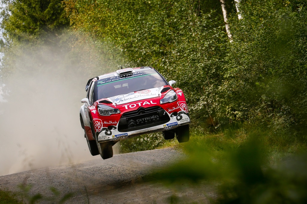 Kris Meeke/Paul Nagle (DS3 WRC) bei der Rallye Finnland