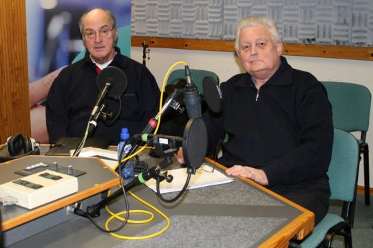 Eupener Mundartmoderatoren Alfred Lux und Hans Wertz (Archivfoto BRF)