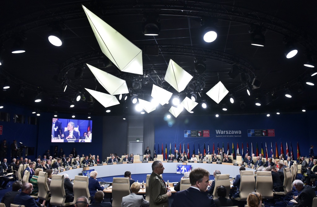 Sitzung der Nato-Teilnehmer in Warschau (9.7.2016)