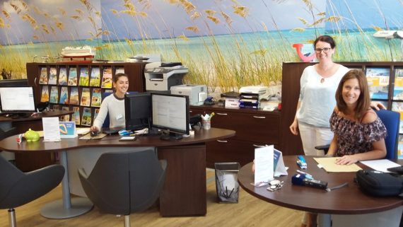 Auch die Mitarbeiterinnen des Reisebüros Orion in der Paveestraße in Eupen mussten keine Reisen in die Türkei stornieren.-