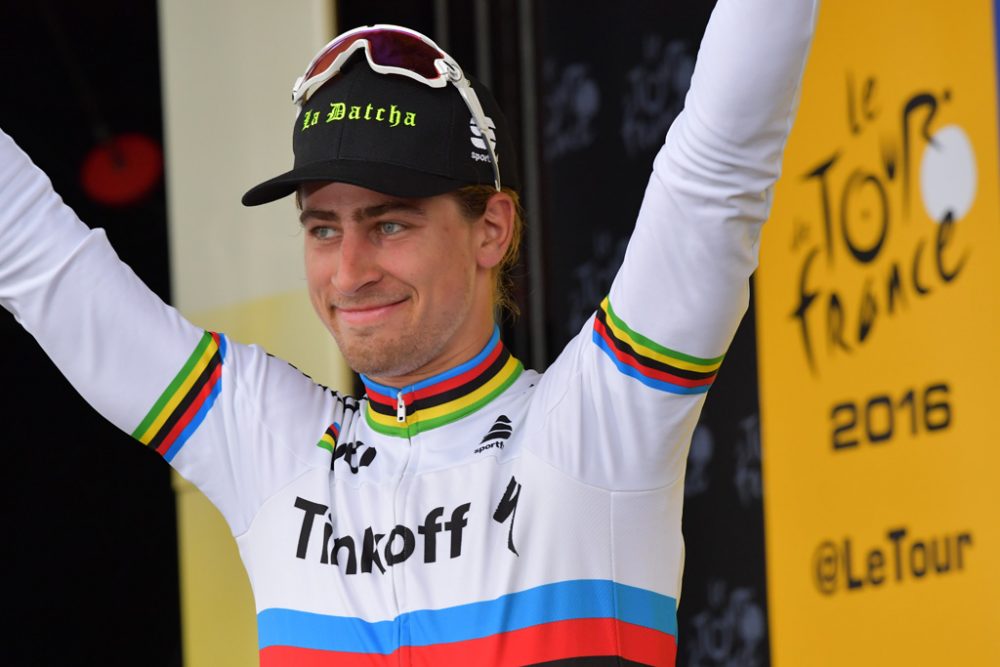 Peter Sagan hat in Cherbourg die zweite Etappe der Tour de France gewonnen