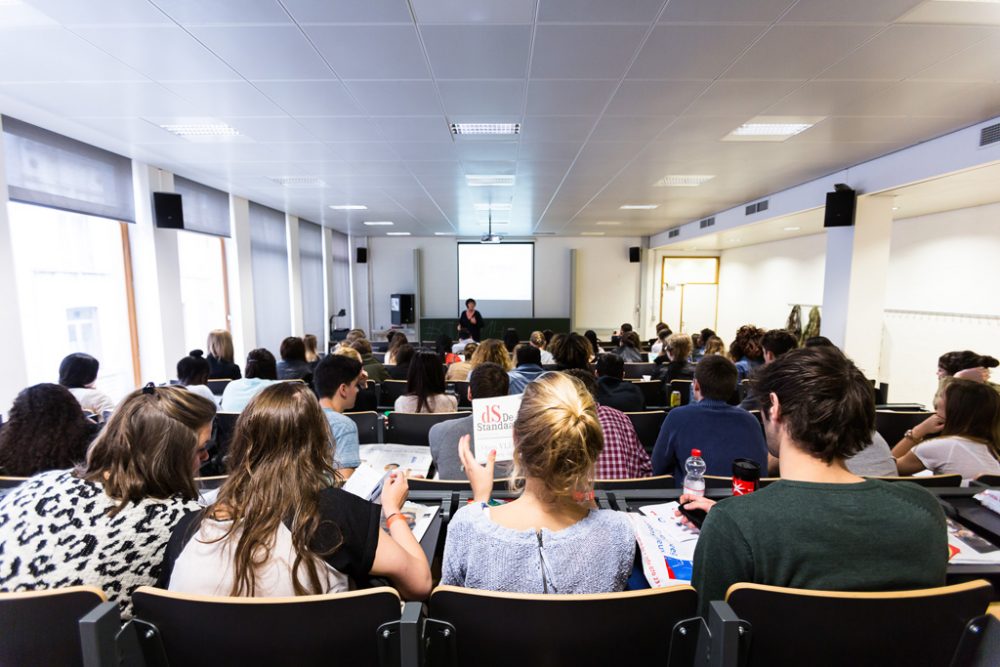 Studenten in Hörsaal