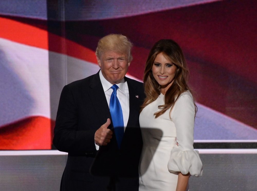 Donald und Melania Trump (18.7.2016)