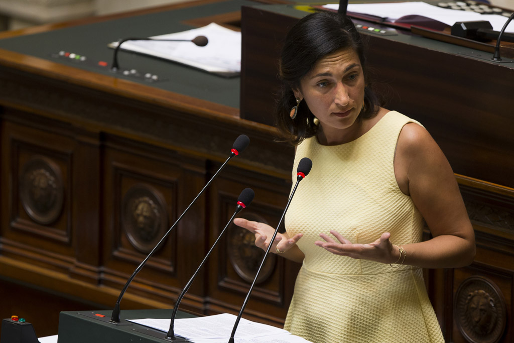 N-VA-Abgeordnete Zuhal Demir in der Kammer