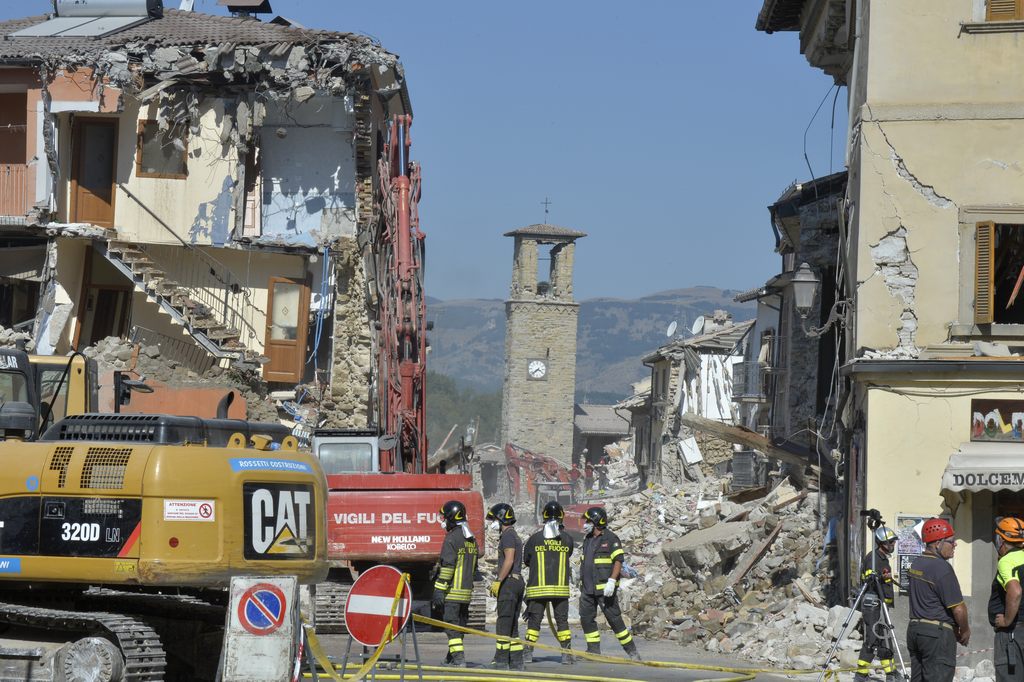 Amatrice nach dem Erdbeben