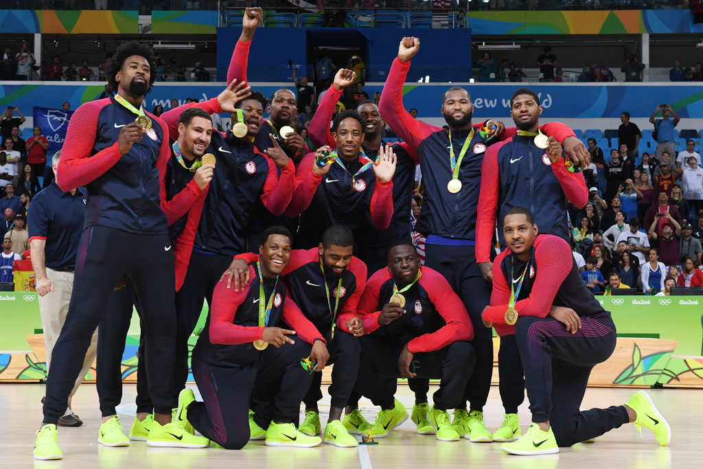 Basketballer der USA erhalten letzte Goldmedaille bei Olympischen Spielen
