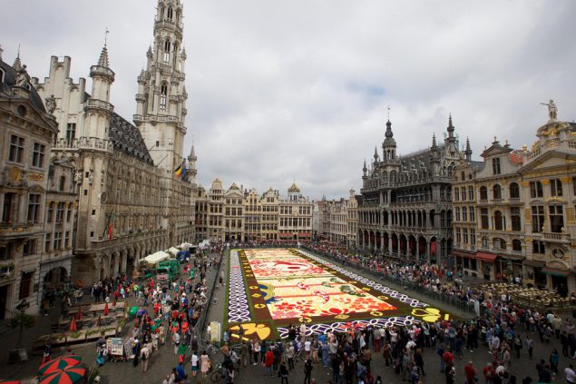 Blumenteppich auf der Grand'Place
