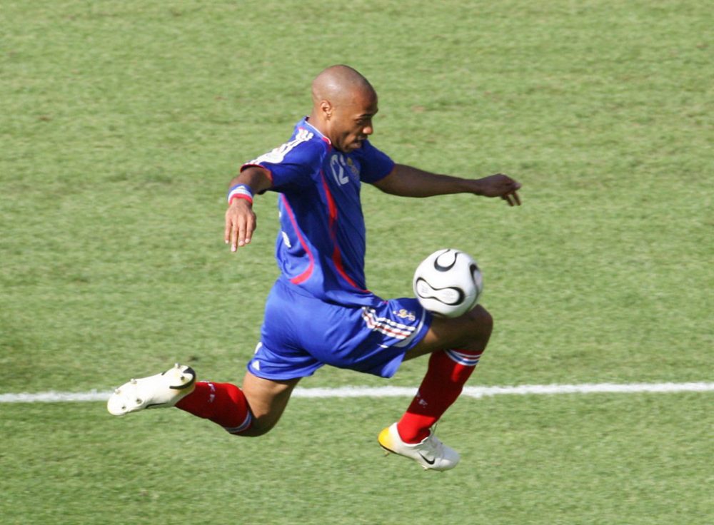 Thierry Henry beim Gruppenspiel der WM 2006 zwischen Frankreich und der Schweiz