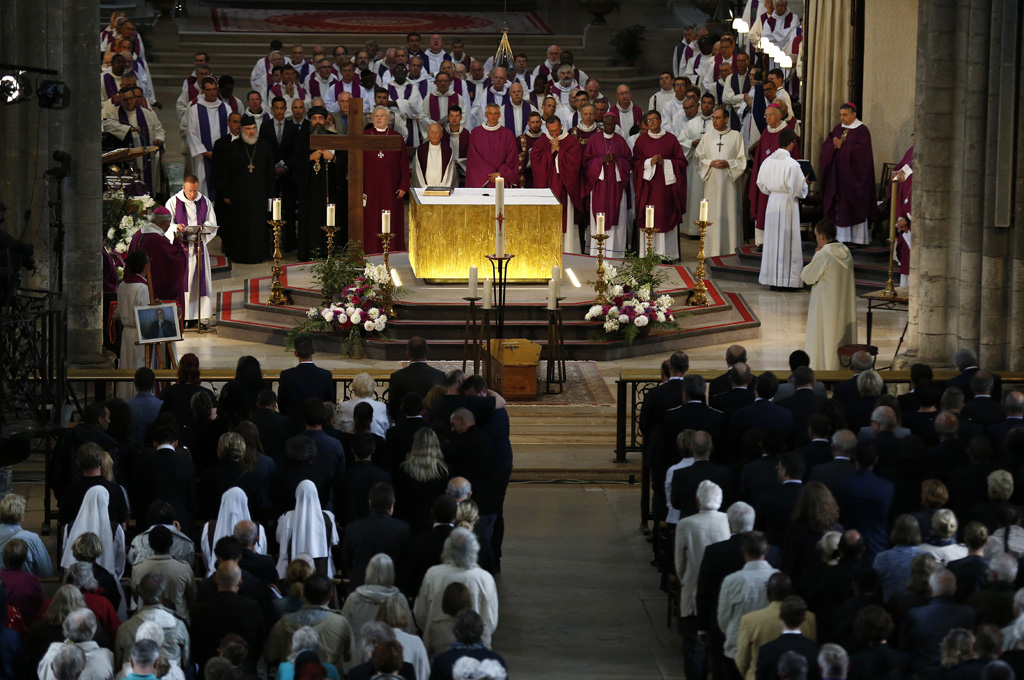 Bewegende Trauerfeier für ermordeten Priester Jacques Hamel