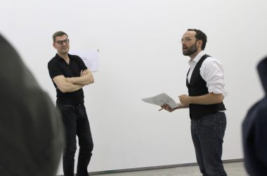 Dirk Dietrich Hennig und Ikob-Direktor Frank-Thorsten Moll bei der Pressevorstellung