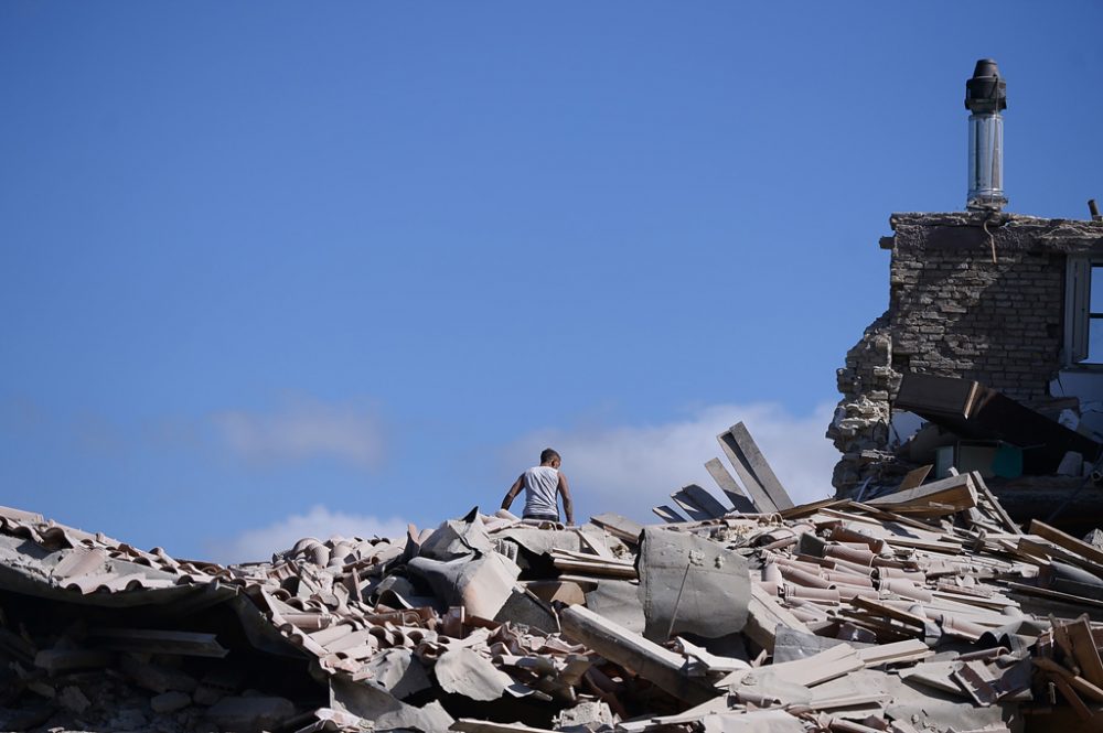 Amatrice nach dem Beben (24.8.)