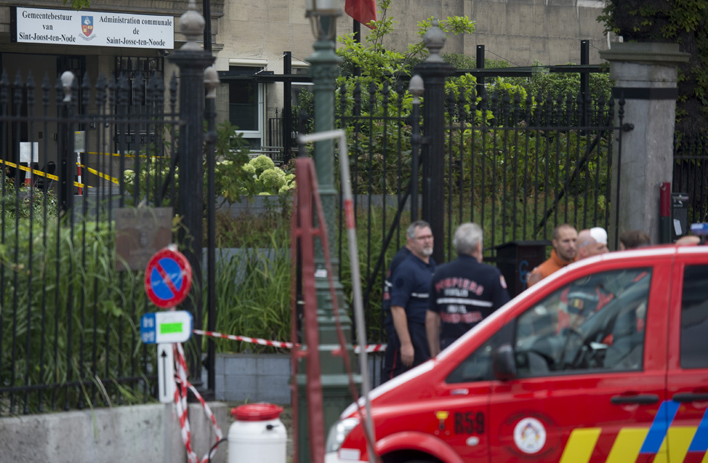 Verdächtiger Umschlag: Das Rathaus von Saint-Josse wurde am Freitag geräumt